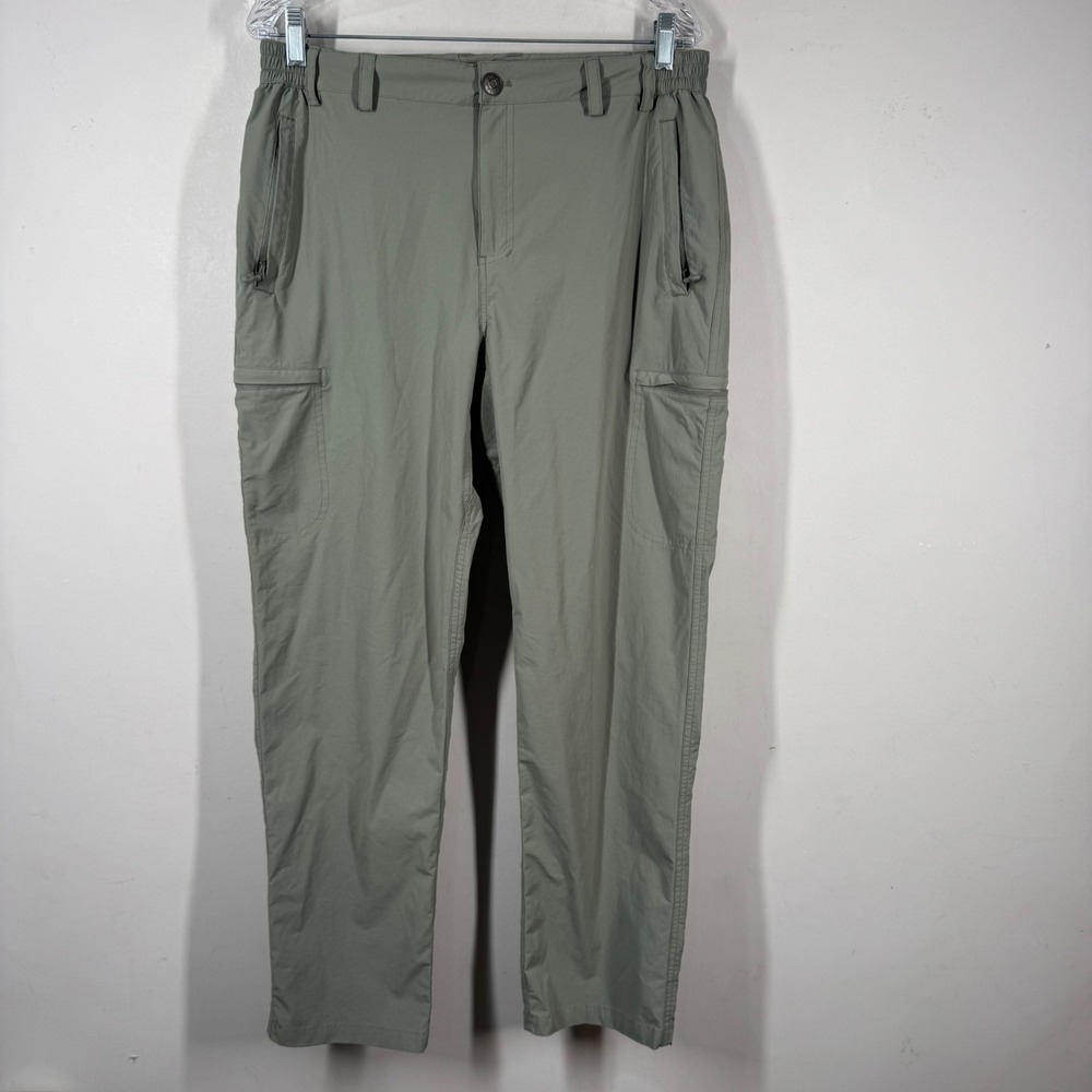 Mier Womens Olive Green Hiking Cargo Pants Size 12 Outdoor Stretch Lightweight